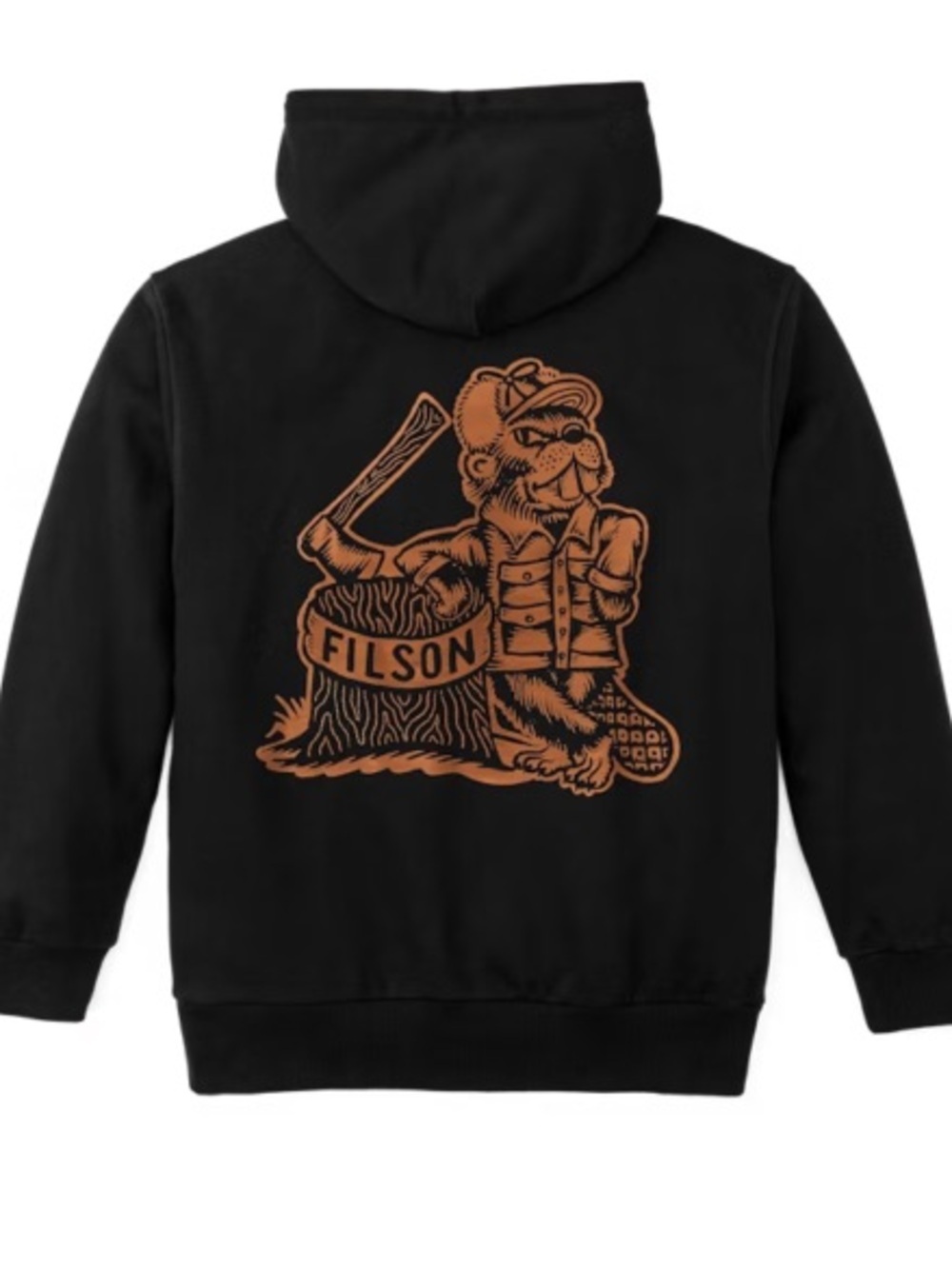 Filson & Kyler Martz Tattoo Hoodie Swestshirt Beaver Art RARE Mens Small